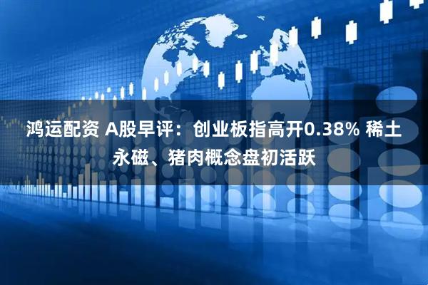鸿运配资 A股早评：创业板指高开0.38% 稀土永磁、猪肉概念盘初活跃
